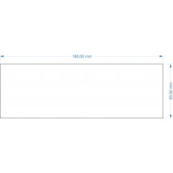 Socle 180x60mm