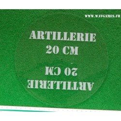 Gabarit d'artillerie 20 cm