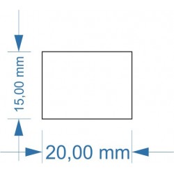 Socle 20x15mm