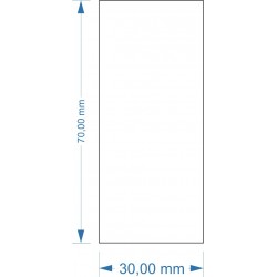 Socle 30x70mm