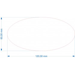 Ovale 120x60