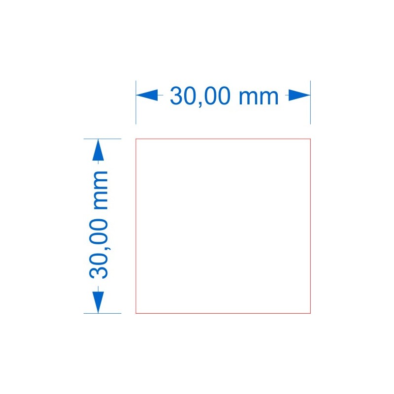 Socle 30x30mm Socle 30x30mm