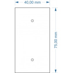 Socle 40x75mm magnétique