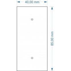 Socle 40x85mm magnétique