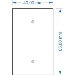 Socle 40x65mm magnétique