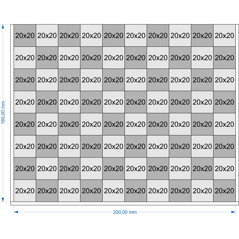 Plateau de mouvement 200x160mm