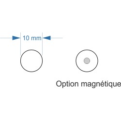 Socle rond diamètre 10mm