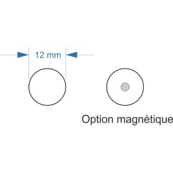 Socle rond diamètre 12mm