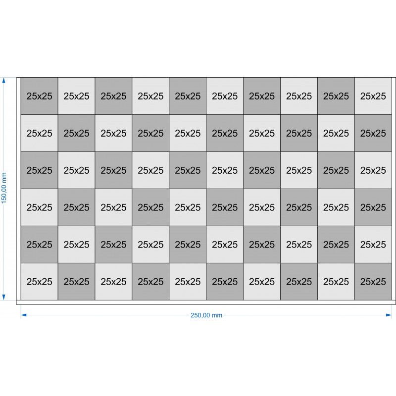 Plateau de mouvement 250x150mm Plateau de mouvement 250x150mm
