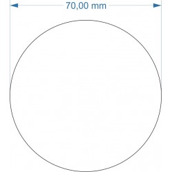 Socle rond diamètre 70mm