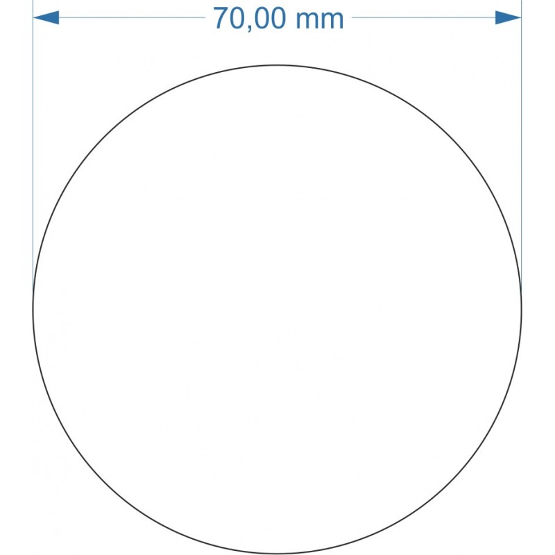 Socle rond diamètre 70mm