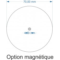 Socle rond diamètre 70mm