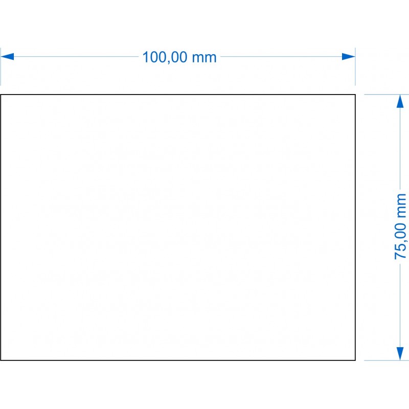 Socle 75x100mm
