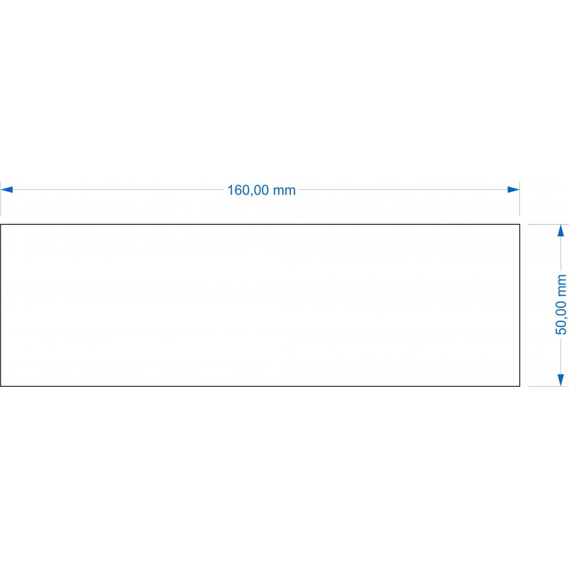 Socle 50x160mm