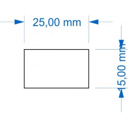 Socle 15x25mm