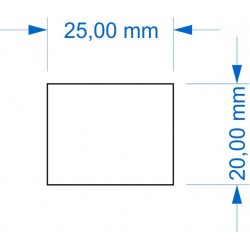 Socle 20x25mm