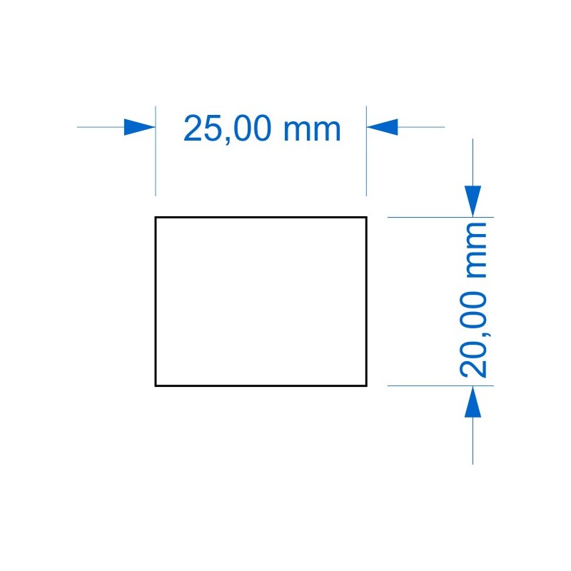 Socle 20x25mm