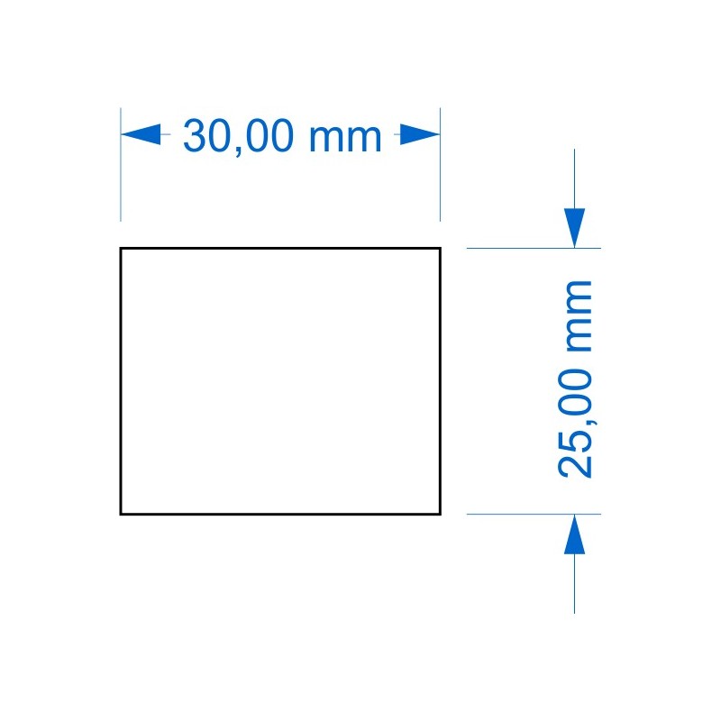 Socle 30x25mm