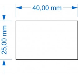 Socle 25x40mm