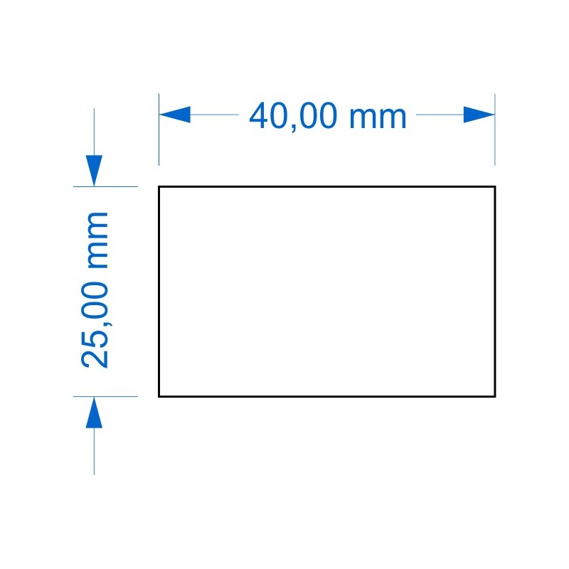 Socle 25x40mm