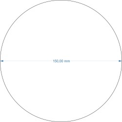 Socle rond diamètre 150mm