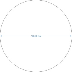 Socle rond diamètre 150mm