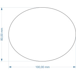 Ovale 100x80