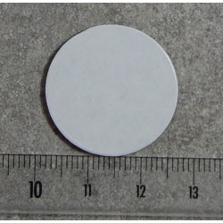 Aimant rond adhésif fin - Ø 15 x 1 mm face nord - sachet de 40