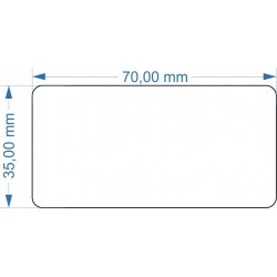 Socle 35x70mm arrondi...