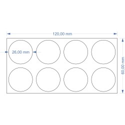 Plateau 120x60 - 8 Socles...