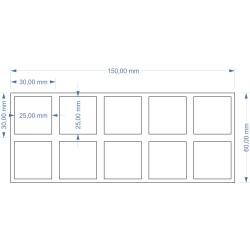 Plateau régiment 5x2...