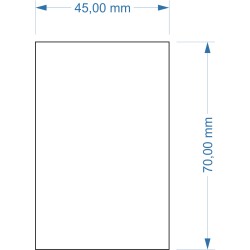 Socle 45x70mm