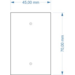 Socle 45x70mm Magnétique