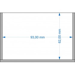 Plateau de mouvement 93x62mm