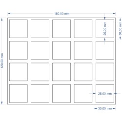 Plateau régiment 5x4...