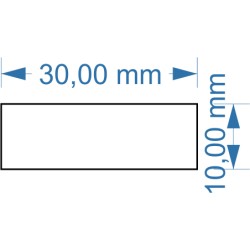 Socle 30x10mm