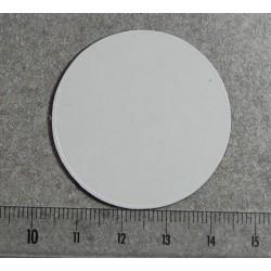 Aimant rond adhésif fin - Ø 10 x 1 mm face sud - à l'unité - by-pixcl