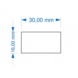 Socle 16x30mm