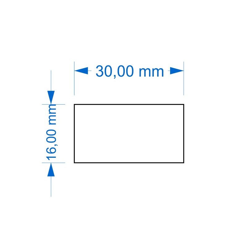 Socle 16x30mm