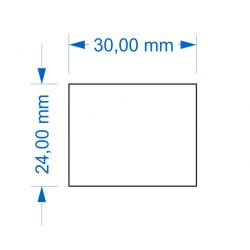 Socle 24x30mm