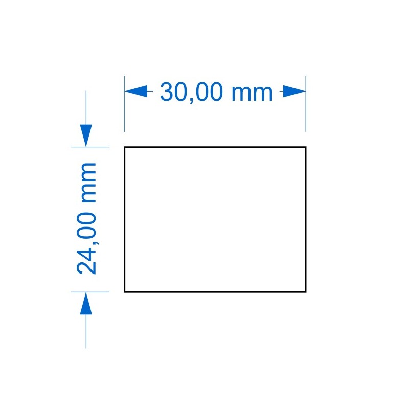 Socle 24x30mm