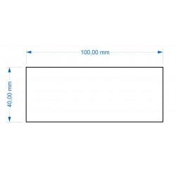 Socle 40x100mm