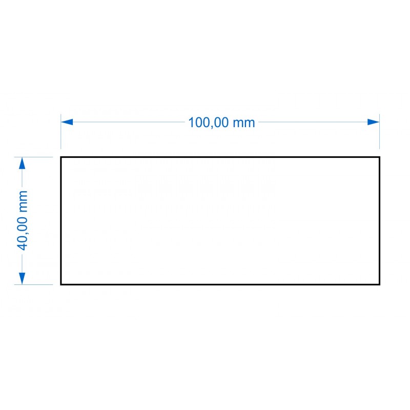 Socle 40x100mm