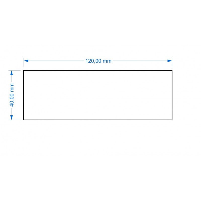 Socle 40x120mm