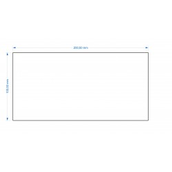 Socle 100x200mm