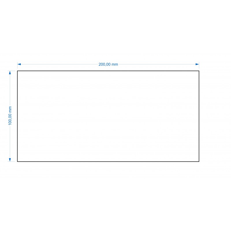 Socle 100x200mm