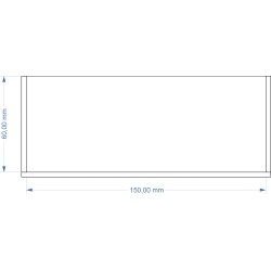 Plateau de mouvement 150x60mm