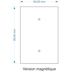 Socle 60x90 magnétique