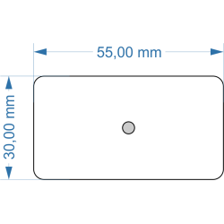 Socle 30x55mm angles...