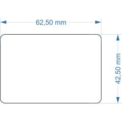 Socle 42.5x62.5mm angles...